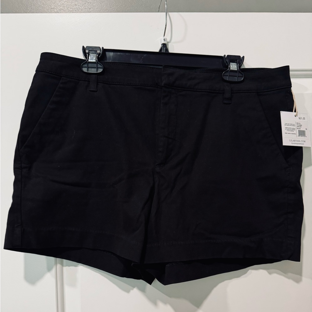 LILA RYAN Black Women's Bermuda Shorts